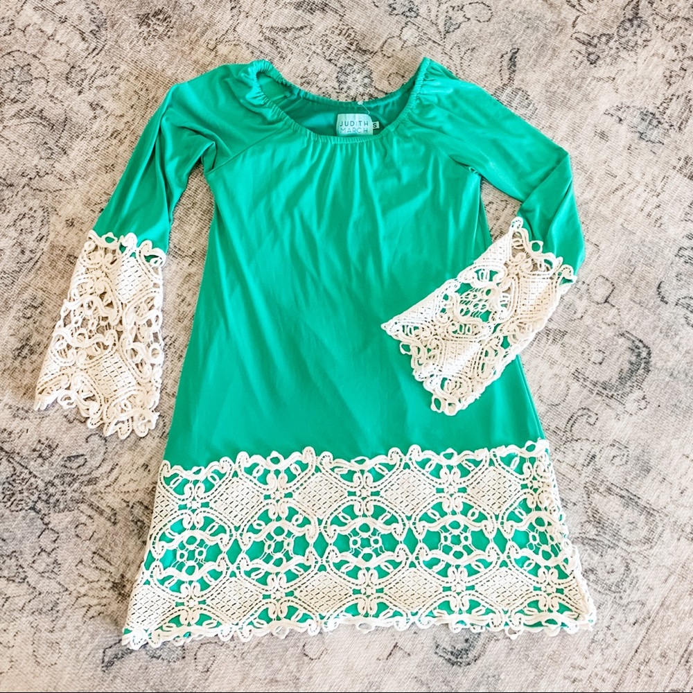 Women’s boutique Judith March green Boho dress S